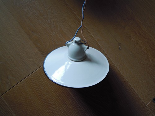 Antik lampe emaille fabrik - emaille, |