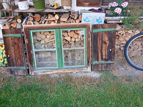 Altes holzfenster - altes,