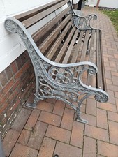 Alte Gartenbank Seitenteile