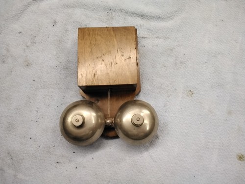 Antike türklingel holz - antike, holz/nickel